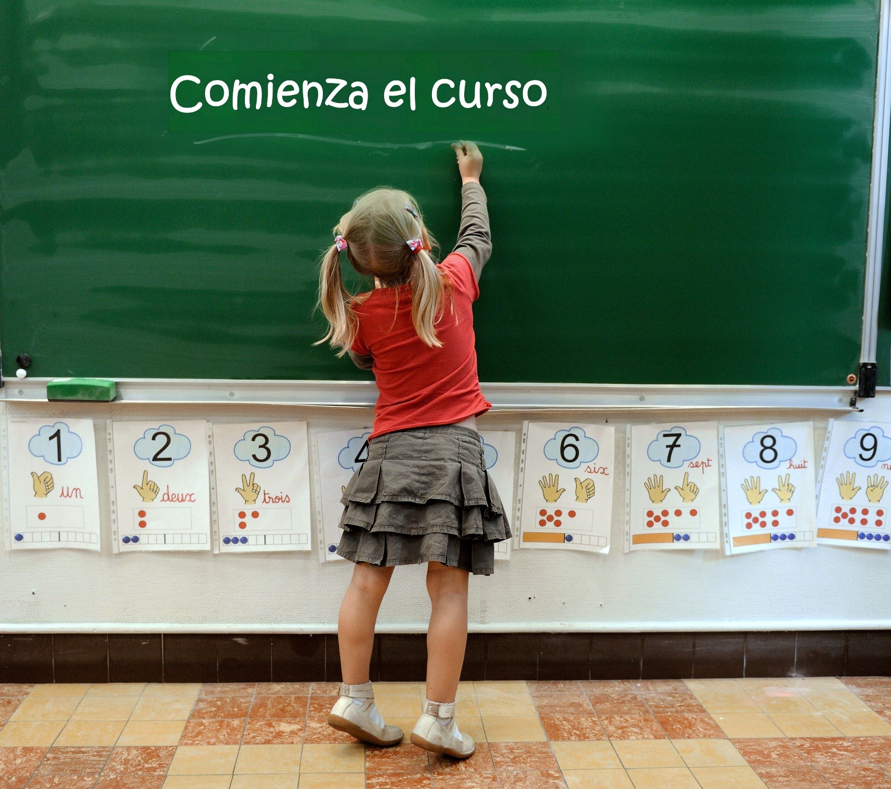 Menos discursos porque el camino escolar quién lo tiene que recorrer es tu hijo.