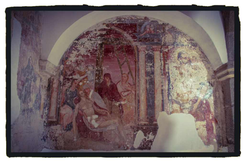 Las pinturas murales parecen guardar algunas claves (A. Briz)
