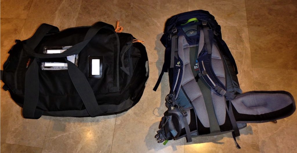 !!Mochilas hechas!!