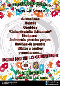Cartel IV Premios JC a la mejor percusión