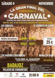 Cartel Gran Final del Falla en Badajoz