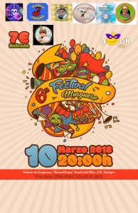 Cartel VI Festival murguero a favor de Down Badajoz 