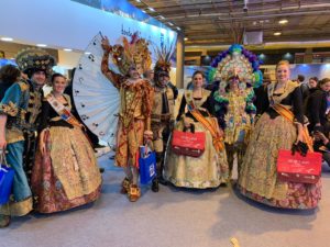 Representantes de las comparsas en FITUR 2019