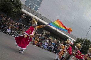 La comparsa Achiquitú en el desfile de Badajoz 2018