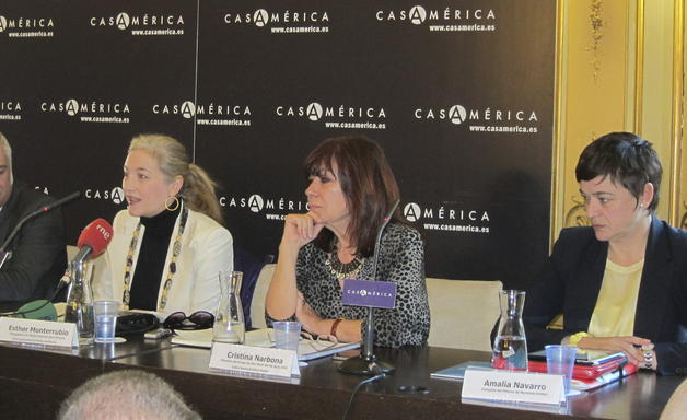Esther Monterrubio, junto a la exminista y diputada Cristina Narbona Esther Monterrubio, junto a la exminista y diputada Cristina Narbona