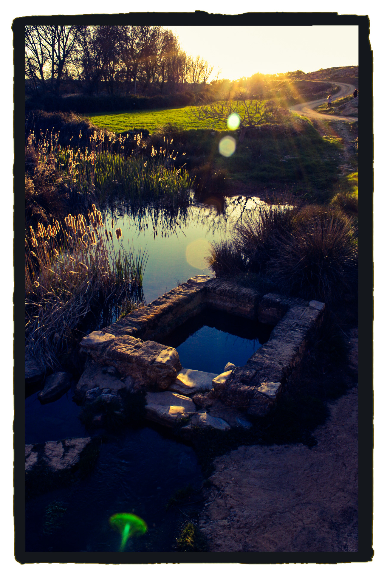 La fuente de la Luná, en Usagre, donde habita la Cantamora. (Israel J. Espino)