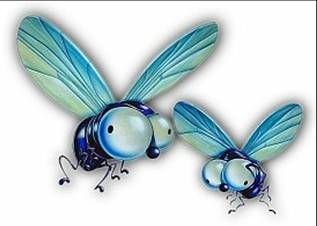 Moscas, mosqueados y moscardones