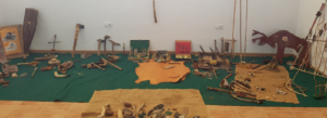 Herramientas y utensílios perhistóricos fabricados por José María
