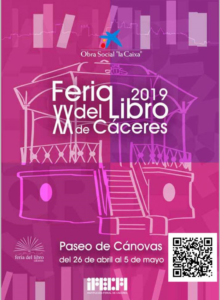 foto: cartel como debería haber sido con el código QR incluído.
