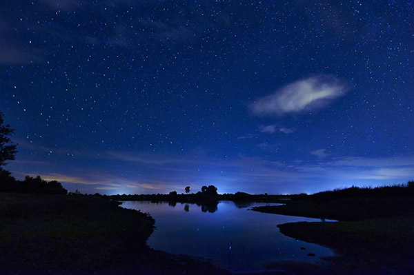 Barruecos bajo las estrellas./ Víctor Gibello