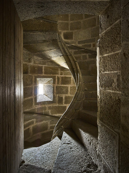 Escalera de la sacristía./ Víctor Gibello.