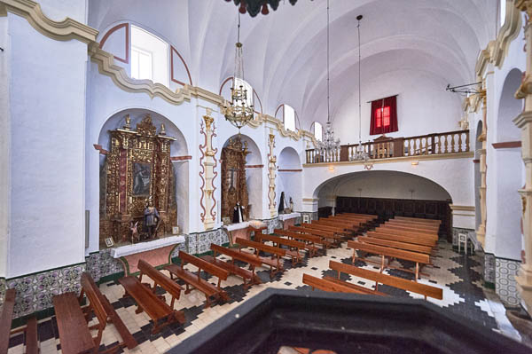 Vista de la nave del templo./ Víctor Gibello