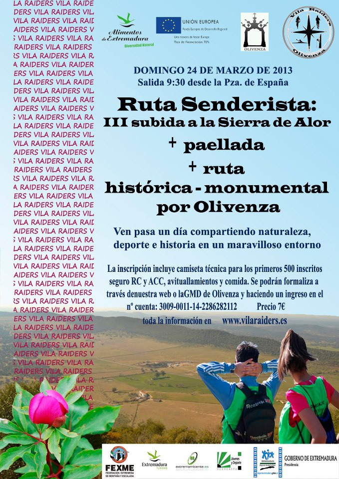 Cartel de la ruta