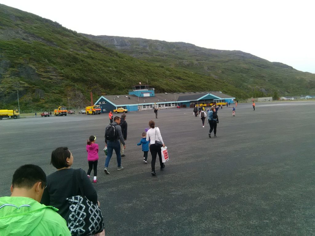 Aeropuerto internacional de Narsarsuaq, Groenlandia.